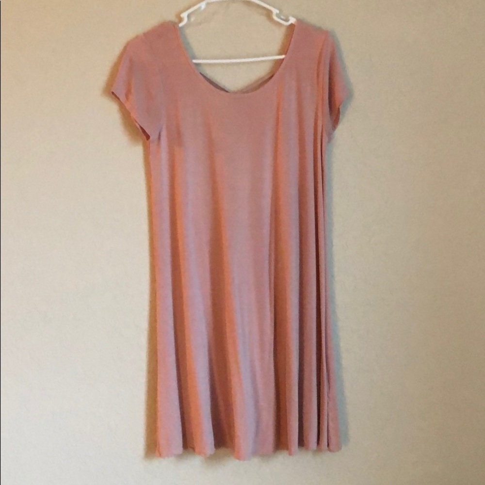 NORDSTROM dusty rose shift dress